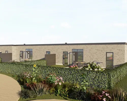 Rækkehus til leje med egen have