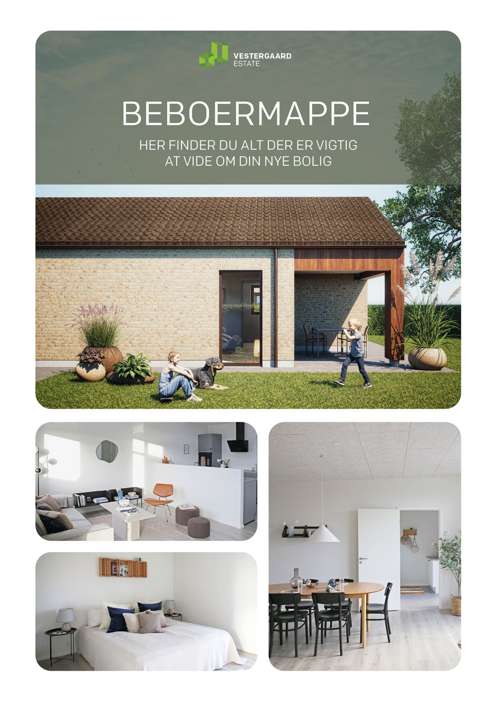 Forsiden af beboermappen